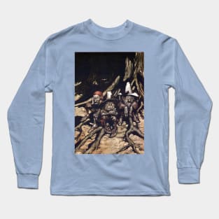 Ghosts of the Hudson Crew - Arthur Rackham Long Sleeve T-Shirt